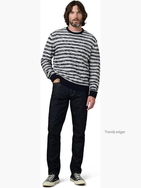 Other - Men's Crewneck Knit Pullover Sweater Relaxed Fit Long Sleeve Wool Cashmere Blend